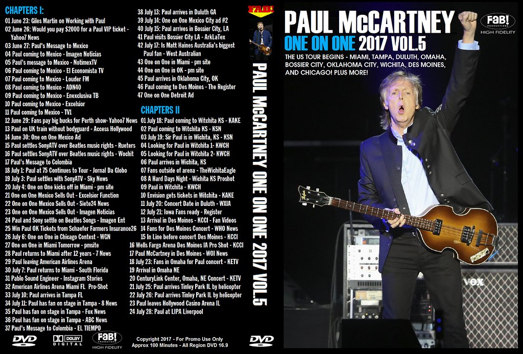 Paul McCartney ポール・マッカートニー 2017 ギターピック