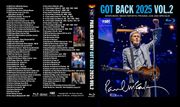  PAUL McCARTNEY DVD - GOT BACK 2025 VOL.2 BLU-RAY