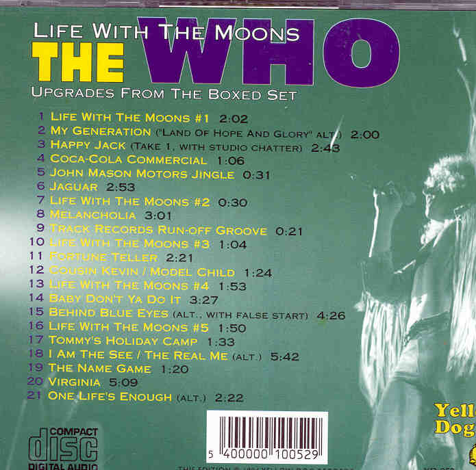The Who Cd - Life With The Moons