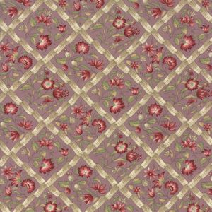 13812-14 Jardin de Versailles Trellis in Plum