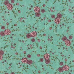 17842 14 Prints Charming Teal Moda