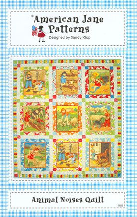 Animal Noises Quilt by American Jane Patterns