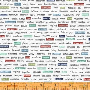 Backyard Blooms words white 51821-3