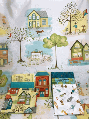 Be My Neighbor Panel and Fat Quarter Bundle 2