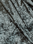 Black Crushed Panne Velvet Stretchy Black Crushed Panne Velvet Stretchy