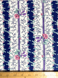 Border Blue and Lavender