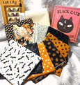 Cat City Halloween Complete Quilt Kit Cat City Halloween Complete Quilt Kit