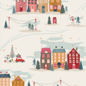 Christmas Tide Town CMA-25135 by Maureen Cracknell