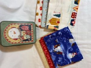 Christmas Tin 6 Fat Quarters