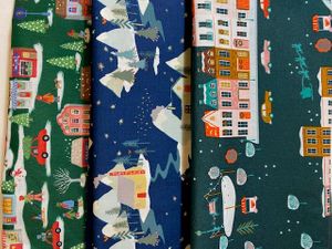 Christmas Villages 1 yard cuts