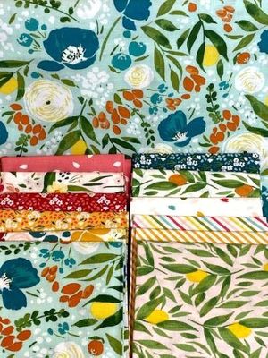 Cora by Windham Fat Quarters with Yardage A