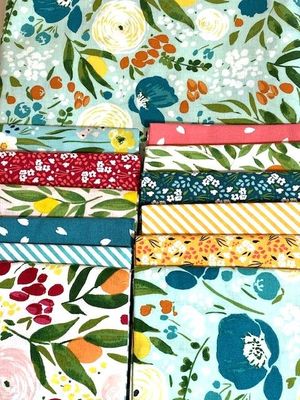 Cora by Windham Fat Quarters with Yardage B