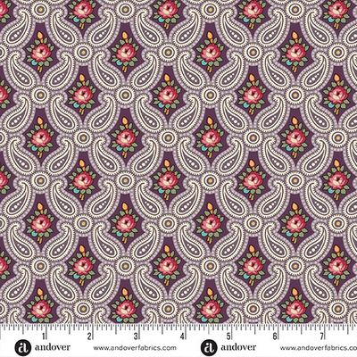 Fernshaw Paisley Medallion A 1025-P by Andover