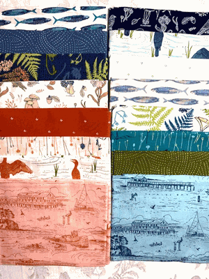 FQWTOB Tomales Bay 16 Fat Quarter Bundle