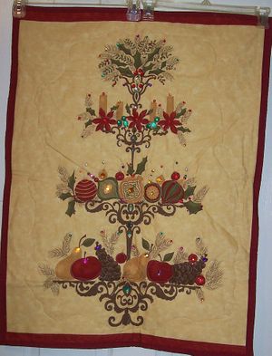 Jeweled Christmas Wallhanging Kit