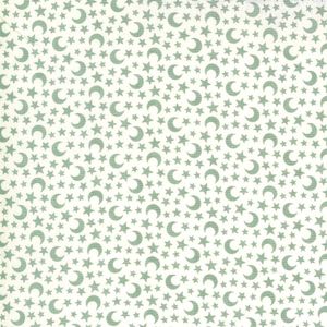 Kitty Corn Moon Stars Teal 31173 21 Moda