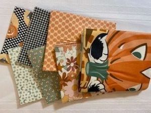 Kitty Corn Panel and 6 FQ by Urban Chiks for Moda