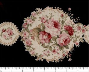Lecien Antique Rose Black 30265