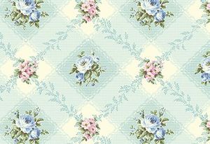 Love Rose Love Ruru Bouquet 2300-12C Trellis Blue