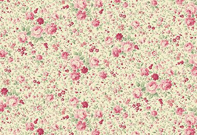 Love Rose Love Ruru-Bouquet 2300-14E Cream Chintz