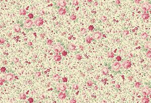 Love Rose Love Ruru-Bouquet 2300-14E Cream Chintz