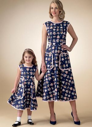 M7354 McCalls Archive Collection Dress Pattern Kids Size