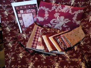 Masterpiece Rose Toile Quilt Top Only Kit