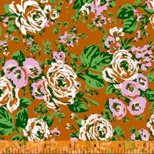 Posy Floral Orange 52030 3 Windham