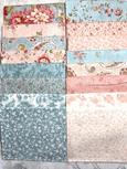 Promenade Shabby French Rose Robins Egg FQ Bundle Promenade Shabby French Rose Robins Egg FQ Bundle