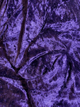 Purple Crushed Panne Velvet Stretchy