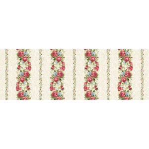 Roses on the Vine Border Print by Maywood MAS8431-E