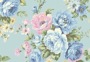 Ruru Love Rose Love 2300-11C Blue Floral