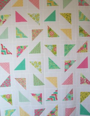 Trickling Triangles Complete Quilt Kit