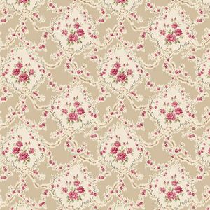 Victorian Rose Bouquet Trellis Beige QGRU2320-13A