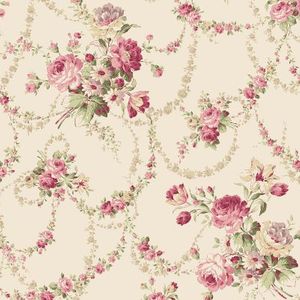 Victorian Rose Swag Cream QGRU2320-12A