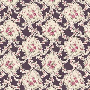 Victorian Rose Trellis in Plum QGRU2320-13D