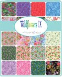 Wildflowers IX Jelly Roll 33380JR Moda Precuts