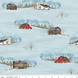 Winter Barn Sky by Riley Blake Designs
