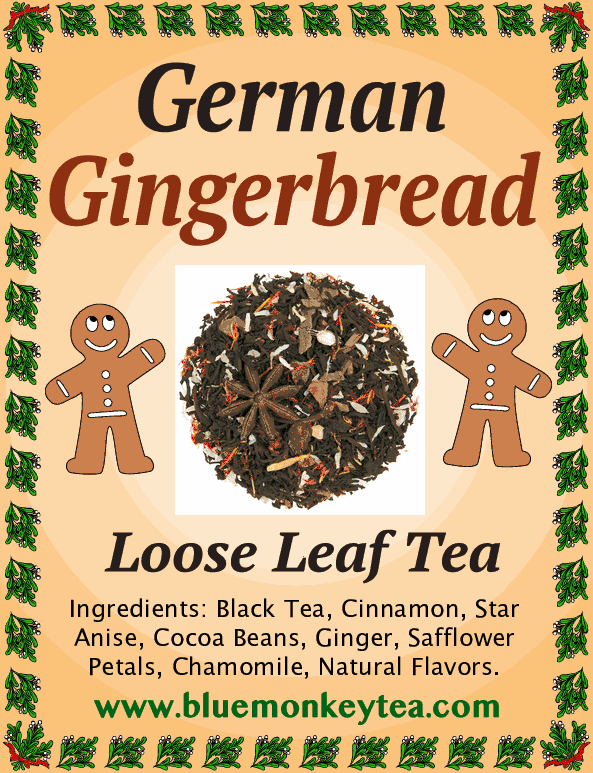 German Gingerbread, loose leaf tea, Seasonal