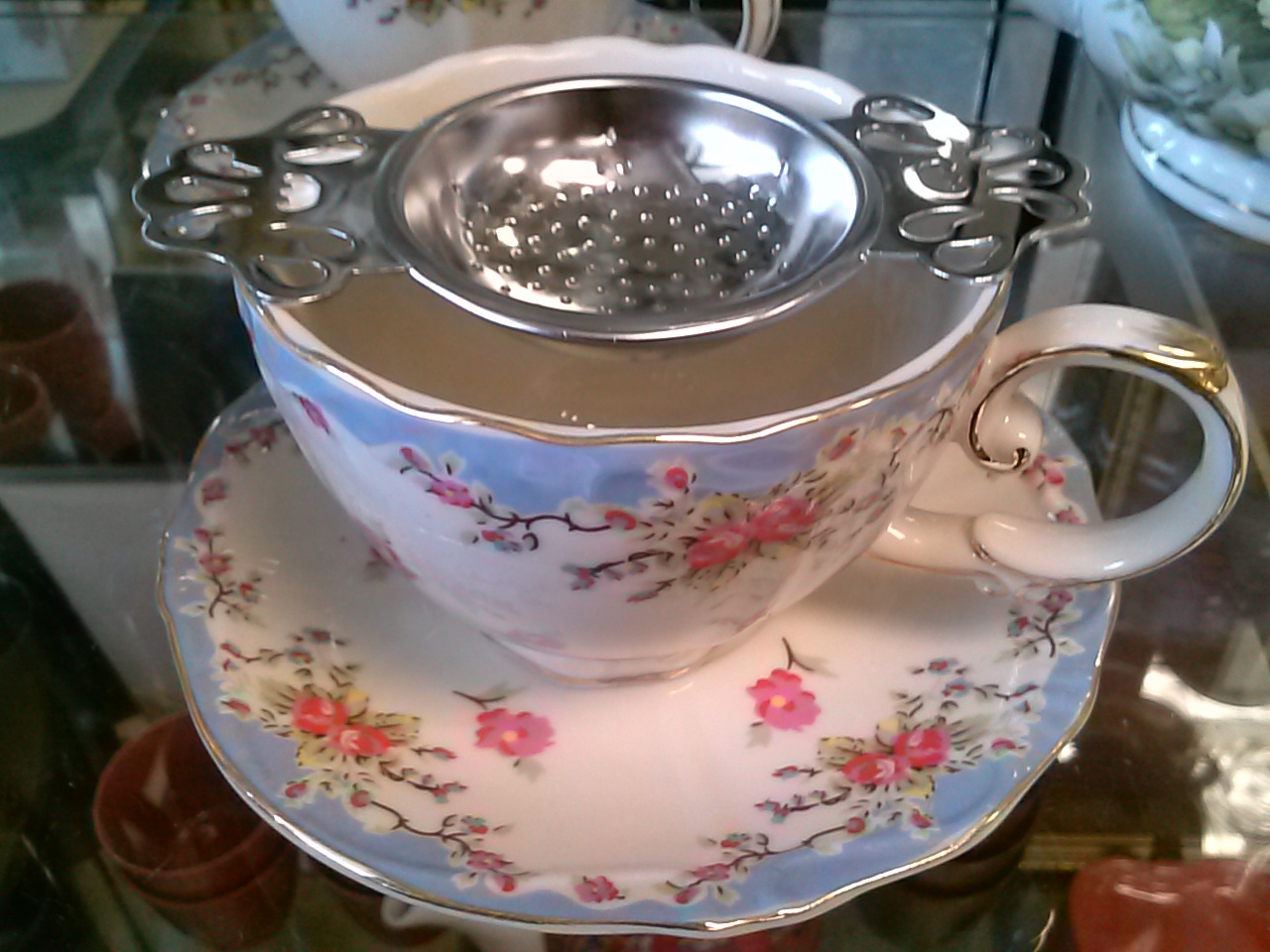 Tea Strainer Silver Color, English Tea Strainer