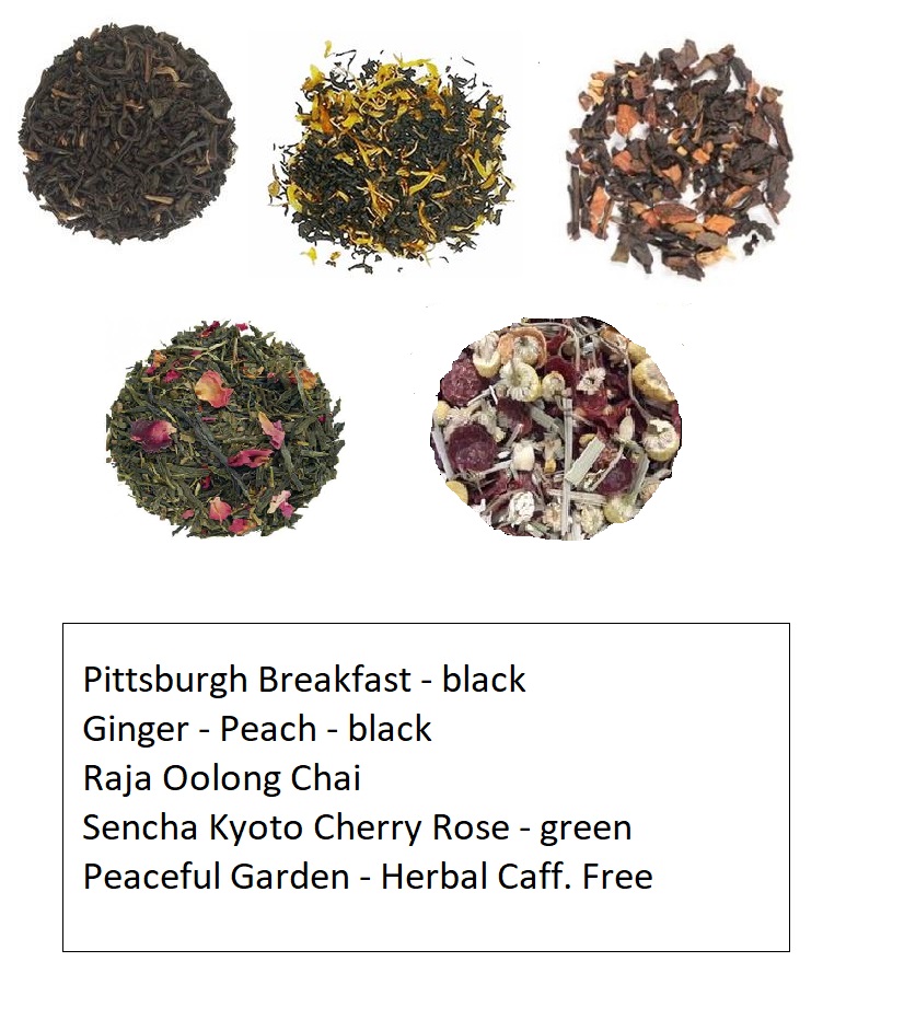 Tea Variety Sampler 5 Teas