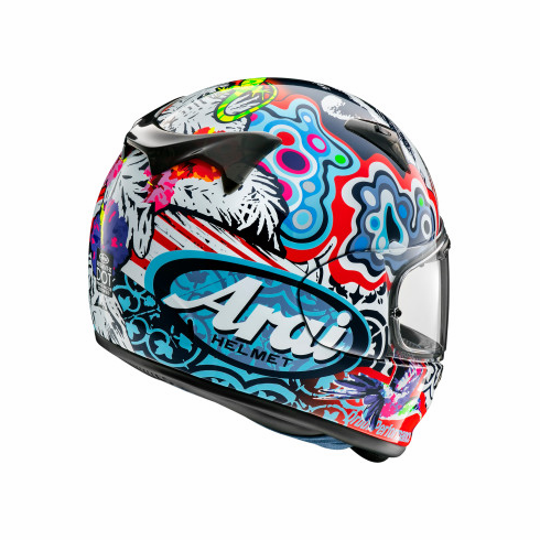 Arai Quantum-X Replacement Interior Pad IV (Epure) - Black, 7mm, Motorcycle Helmet Accessory