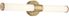 Access Lighting 62536LEDDCS-ABB/OPL Retreat - 25W 1 LED Medium Bath Vanity-4.5 Inches Tall and 24 Inches Wide, Finish Color: Antique Brushed Brass