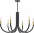 Dainolite 6LT Incandescent Chandelier, MB & AGB