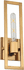 Dainolite 1 Light Incandescent Wall Sconce, Aged Brass