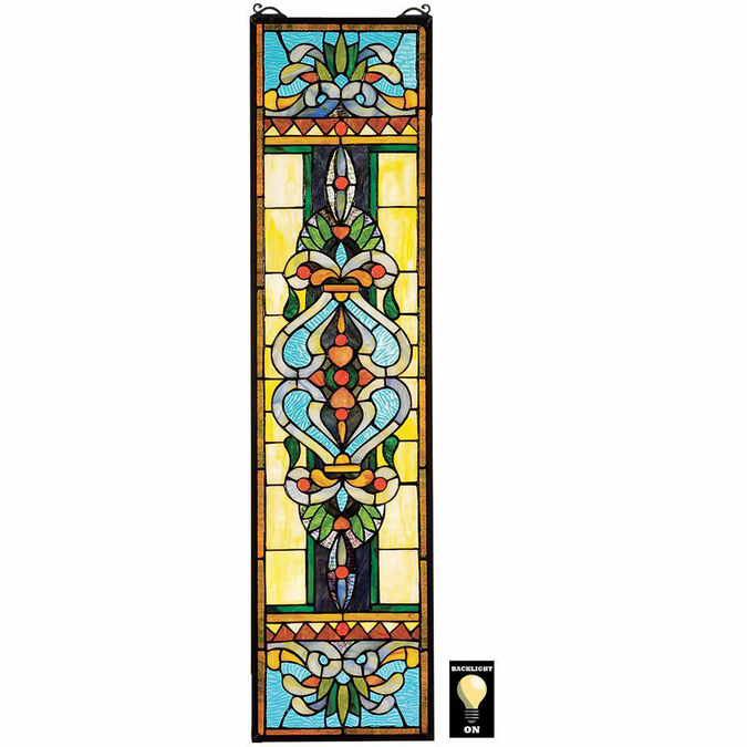 Design Toscano Blackstone Hall Stained Glass Window hd463