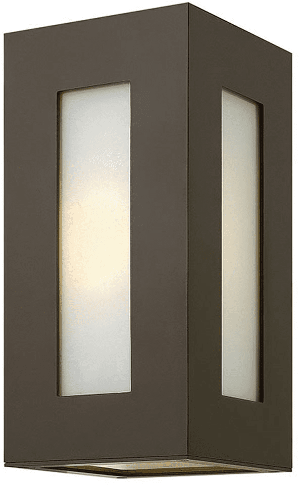Hinkley Dorian 12.25" LED Modern Exterior Lamp Sconce Bronze 2190BZLED