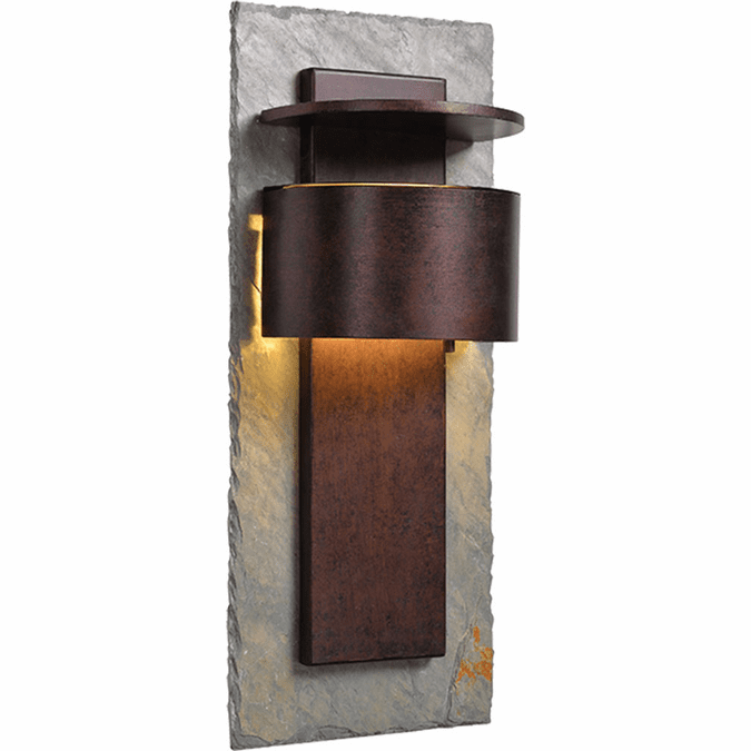Kenroy Home Pembrook 10" LED Modern Outdoor Sconce Lighting Natural