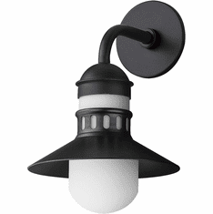 Maxim Admiralty 14.5" Nautical Outdoor Wall Sconce Lighting Black 35122SWBK