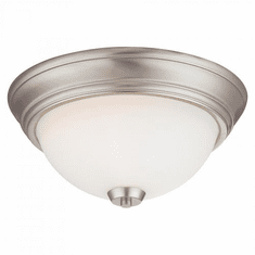 Minka Lavery Overland Park 6" Flush Ceiling Light Fixture Brushed Nickel 4960-84